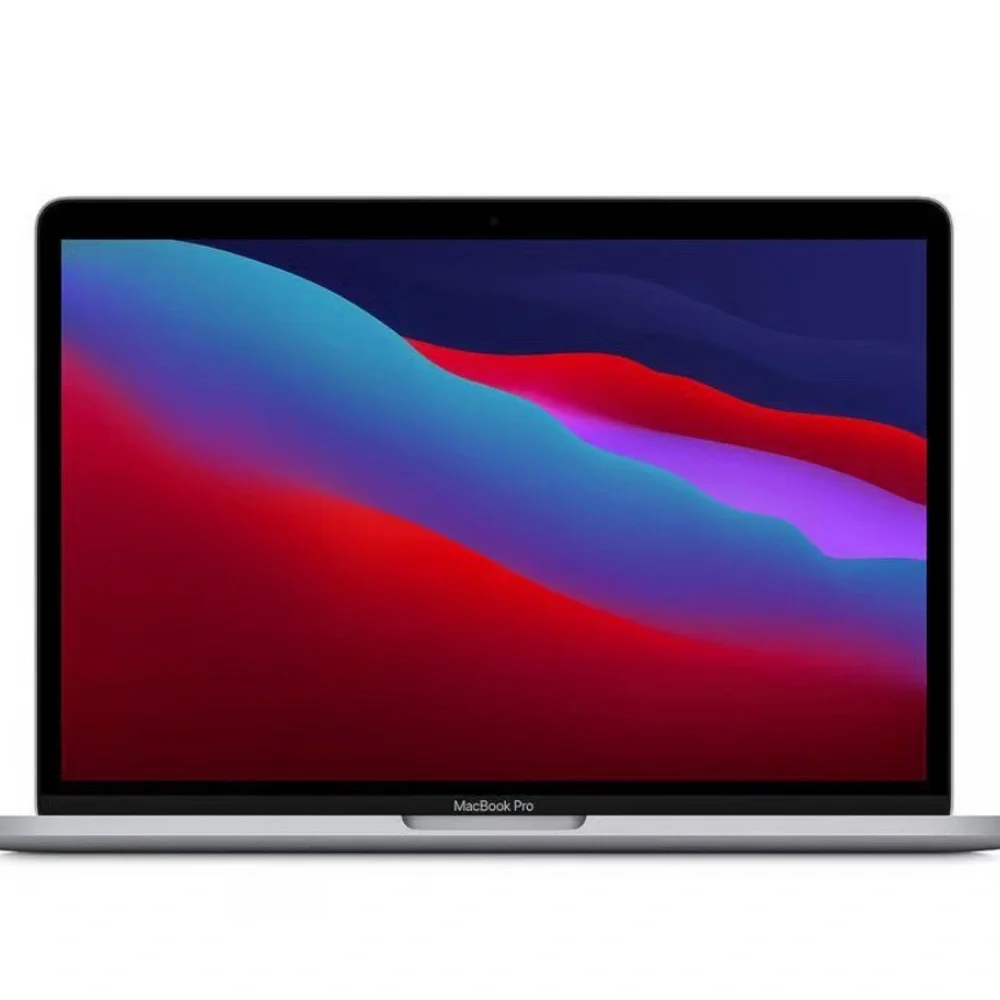 Apple space gray Laptop with Sleek Design